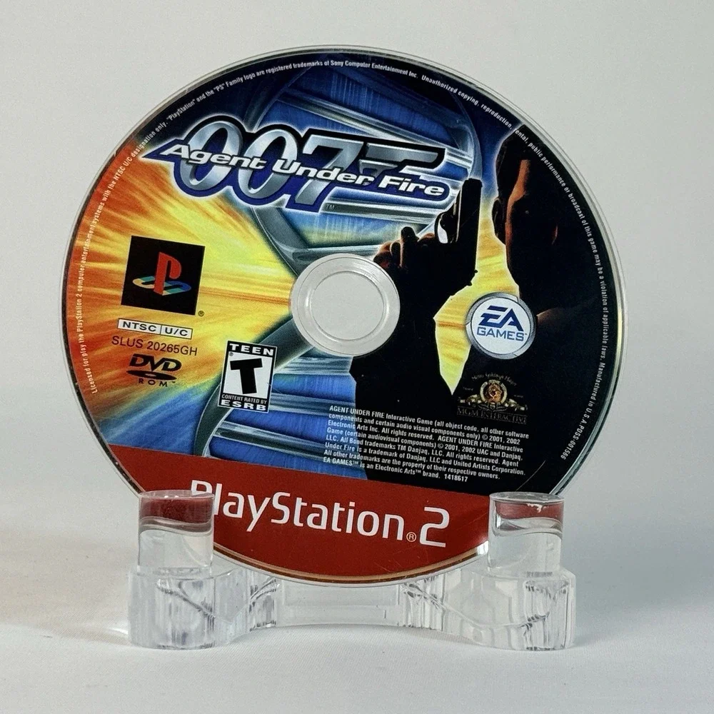James Bond 007 Agent Under Fire PS2 Disc Only Tested Working PlayStation 2